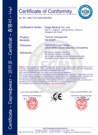 Сертификат NM5000P